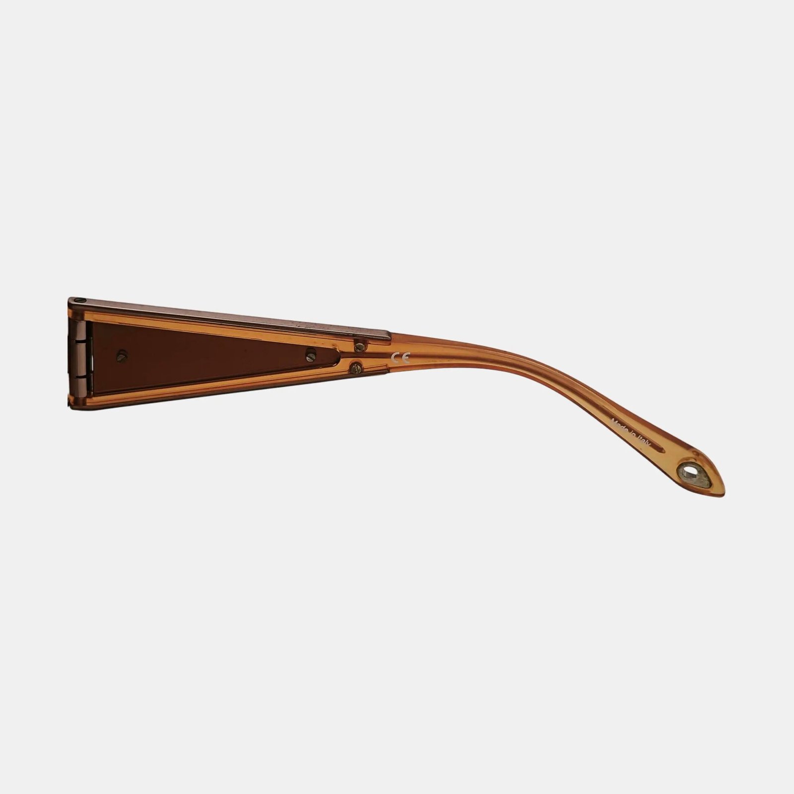 GIVENCHY green round composite sunglasses