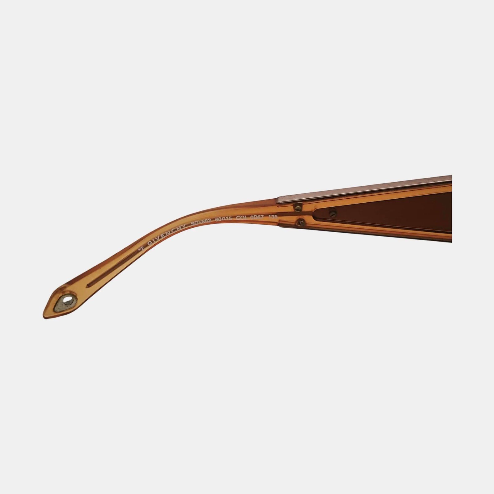 GIVENCHY green round composite sunglasses