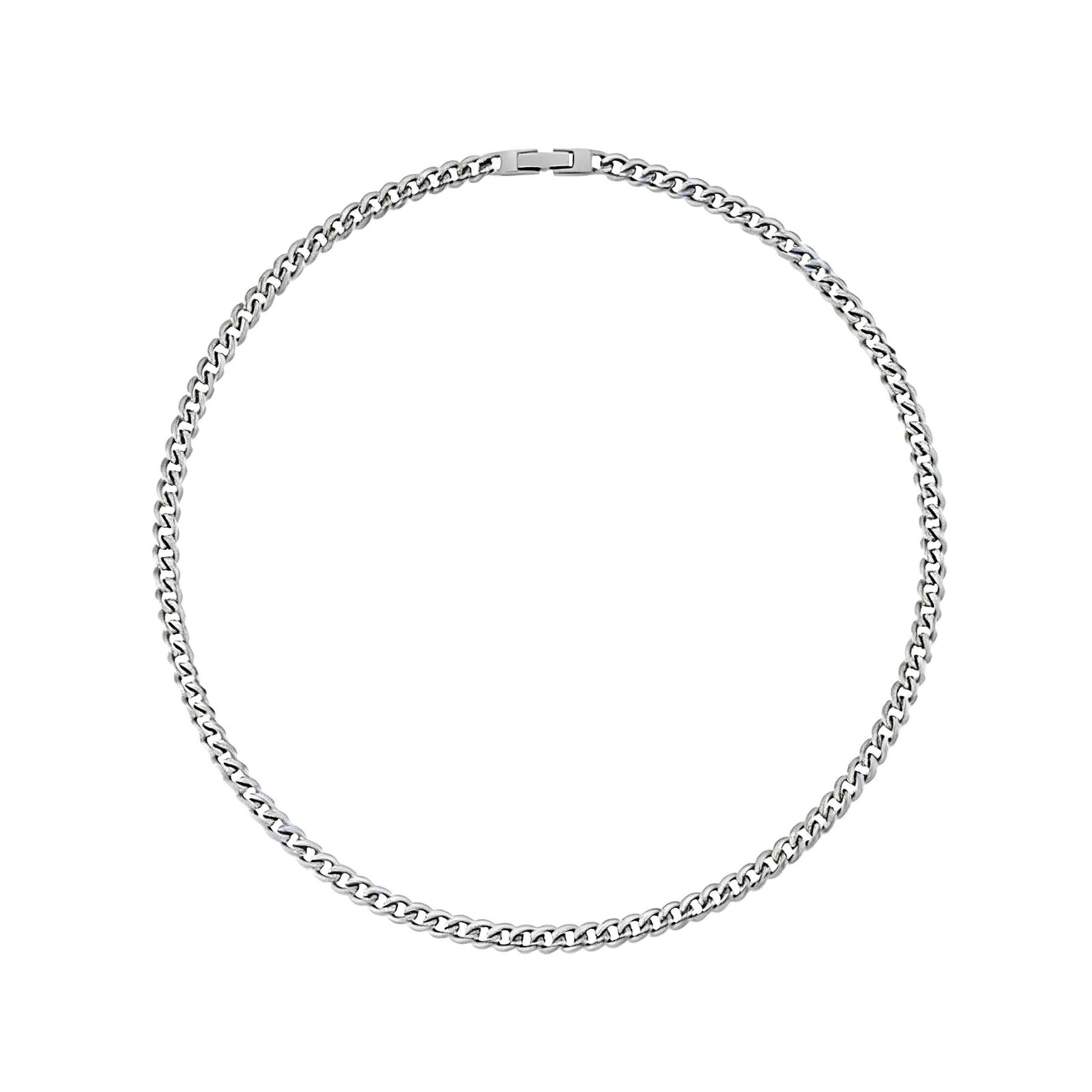 Authentic Titanium Steel Cuban Link - Unisex, Fade-Resistant, Versatile