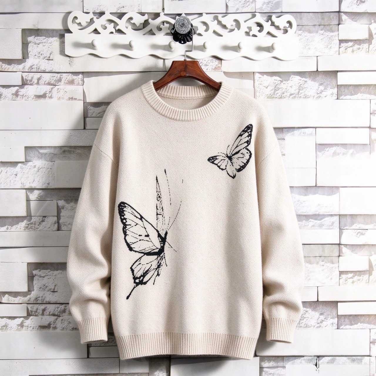 Cute Butterfly Knit Sweater