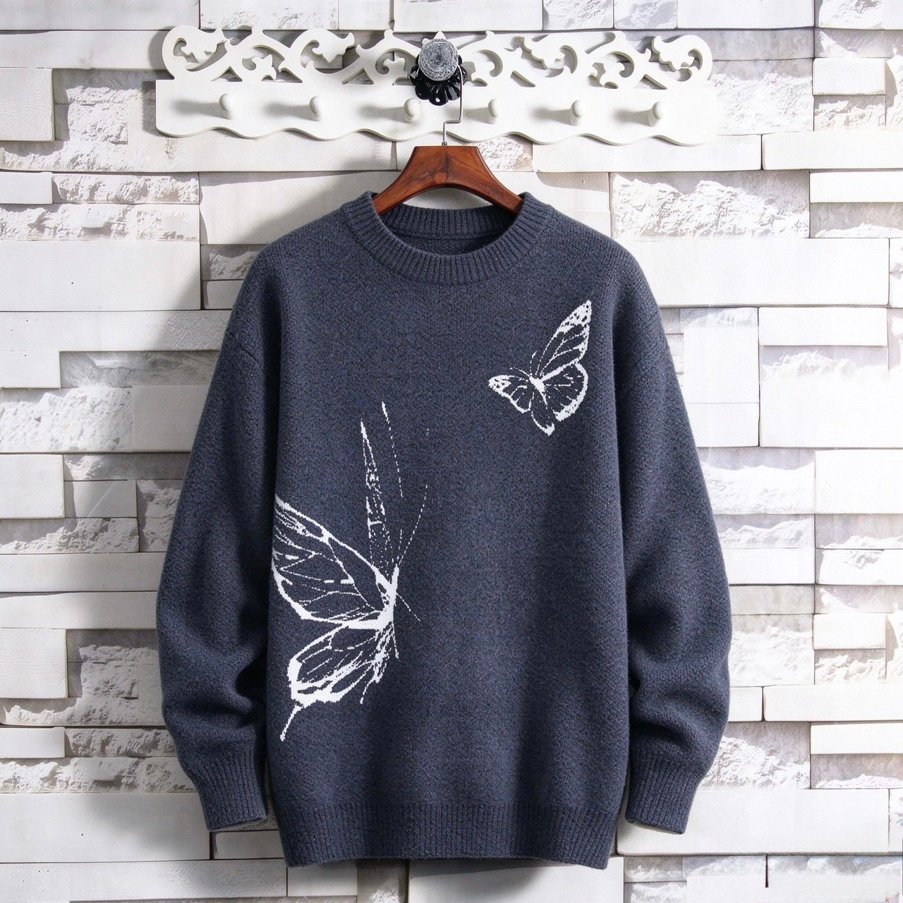 Cute Butterfly Knit Sweater
