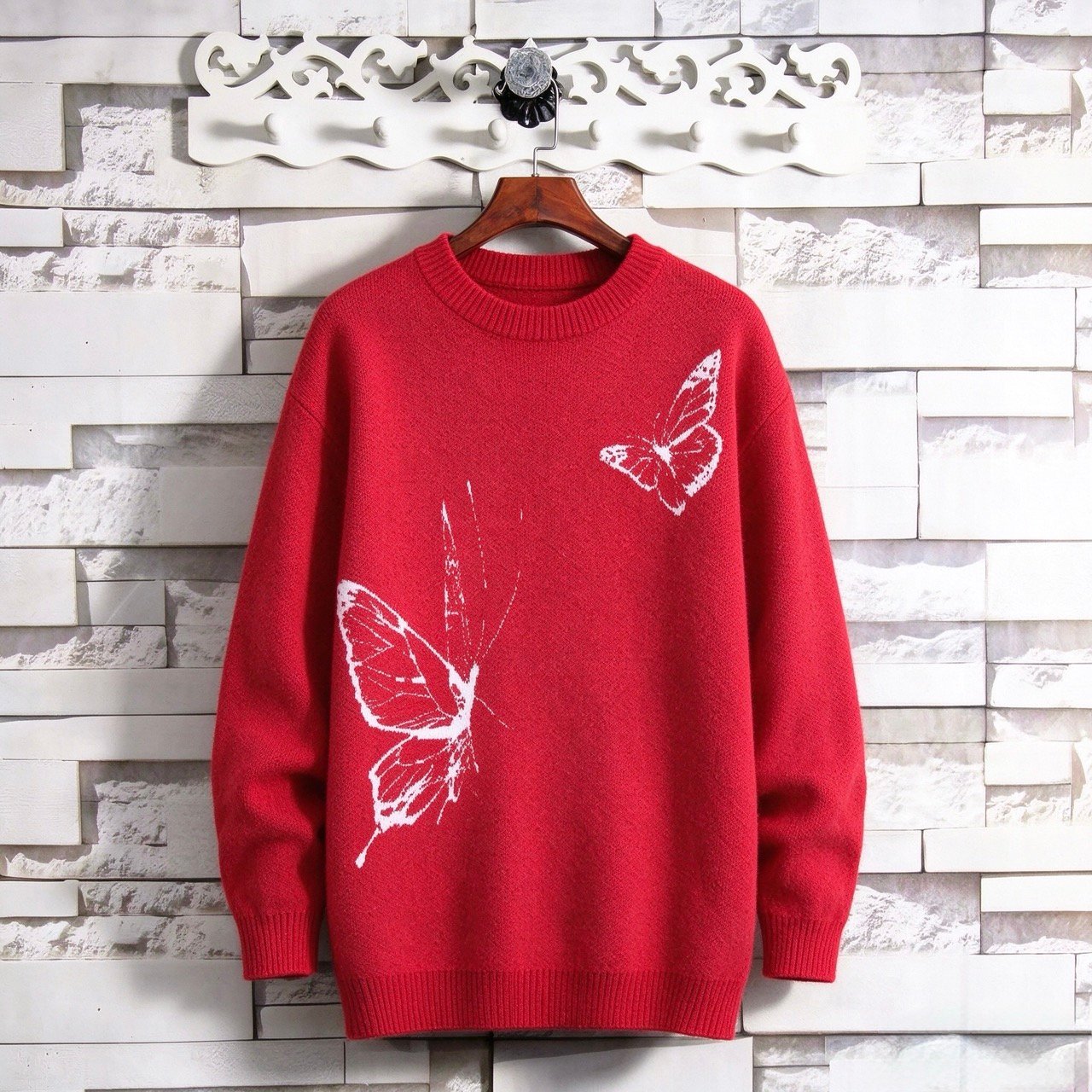 Cute Butterfly Knit Sweater