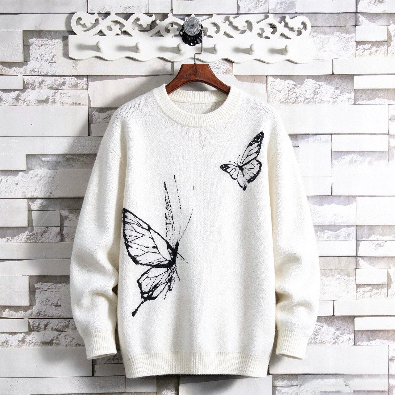 Cute Butterfly Knit Sweater