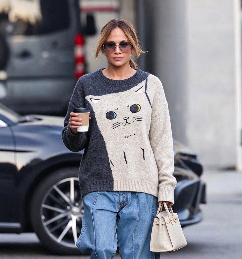 Cute Cat Knit Sweater